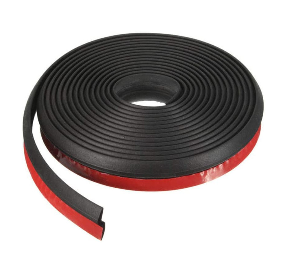 4M Z Shape Car Door Window Waterproof Rubber Seal Weather Strip Self Adhesive US