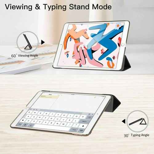 For iPad 5th 6th 7th 8th 9th 10th 11th Gen Slim Smart Case Cover Auto Sleep/Wake - Picture 10 of 28