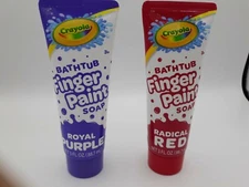 2 NEW CRAYOLA BATHTUB FINGER PAINT SOAP