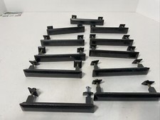 11 Used Drawer Pulls Metal 4.75 Brown W/ Moun...