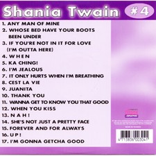 SHANIA TWAIN COUNTRY KARAOKE CLASSICS 17 TRACKS CD G CKC-4 NEW IN PLASTIC SLEEVE