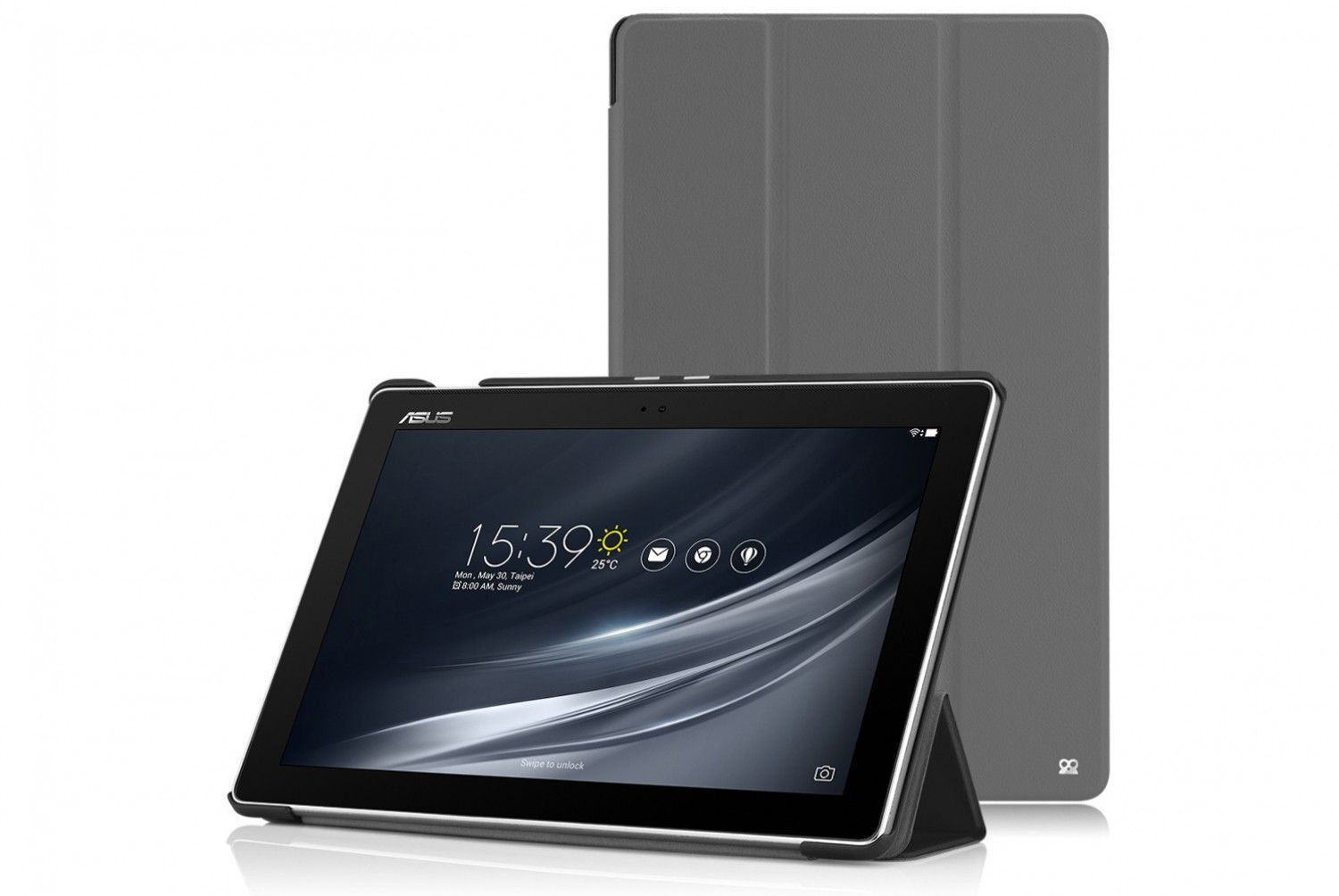 Housse Asus Zenpad 10 Z300 etui protection gris antichoc Z301 coque tablette