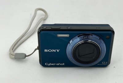 Sony Cyber-shot DSC-W290 12.1MP Digital Camera - Blue for sale