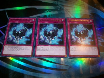 3x The Phantom Knights of Shade Brigandine 1st Edition Rare MZTM-EN107 ...