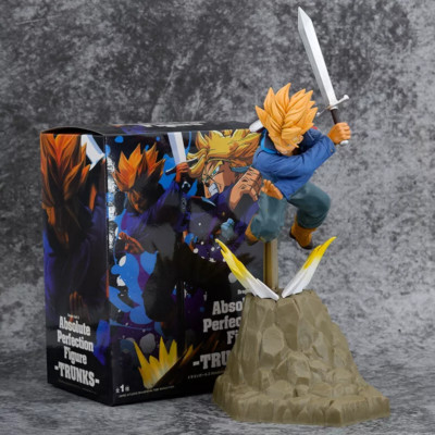 DBZ Trunks Super Saiyan Anime Action Figure PVC Resin Statue Gift Collectible