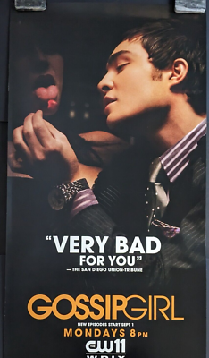 Gossip Girl (2007) Original 26x50 Mylar Kiosk TV Series Poster