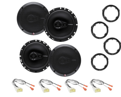 Rockford Fosgate R165X3 Front & Rear 6.5'' Speakers for 2015-2022 Ford Mustang