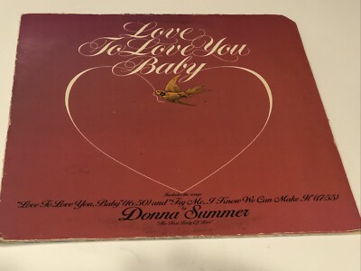 DONNA SUMMER LOVE TO LOVE YOU BABY  ~ Try Me Gatefold lp vinyl VG+/VG+