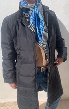 Max Mara Weekend Padded Black Coat Size 12 Uk Zip Up Light Italy Vintage Rrp£499