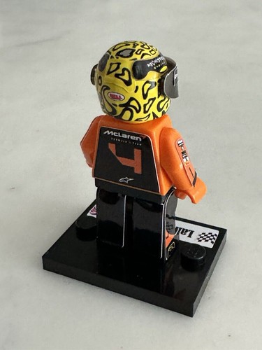 Minifigure F1 Lando Norris WINNER GP BARCELONA MIAMI 2024 McLaren super detail - Picture 4 of 4