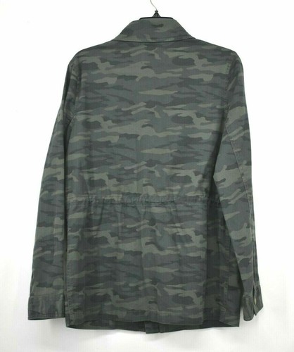 Utility Jacket Army Green Camo Full Zip 