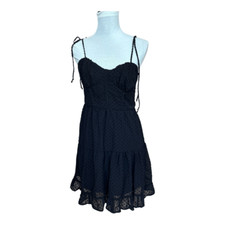 Wild fable Sleeveless lace dress black size medium