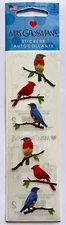 rare Vintage Mrs Grossmans BIRD STICKERS bluebird cardinal red blue PhotoEssence