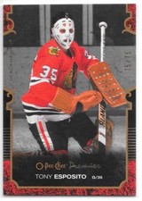 2007-08 TONY ESPOSITO O-PEE-CHEE PREMIER HOCKEY CARD GOLD BASE SN# 75/75