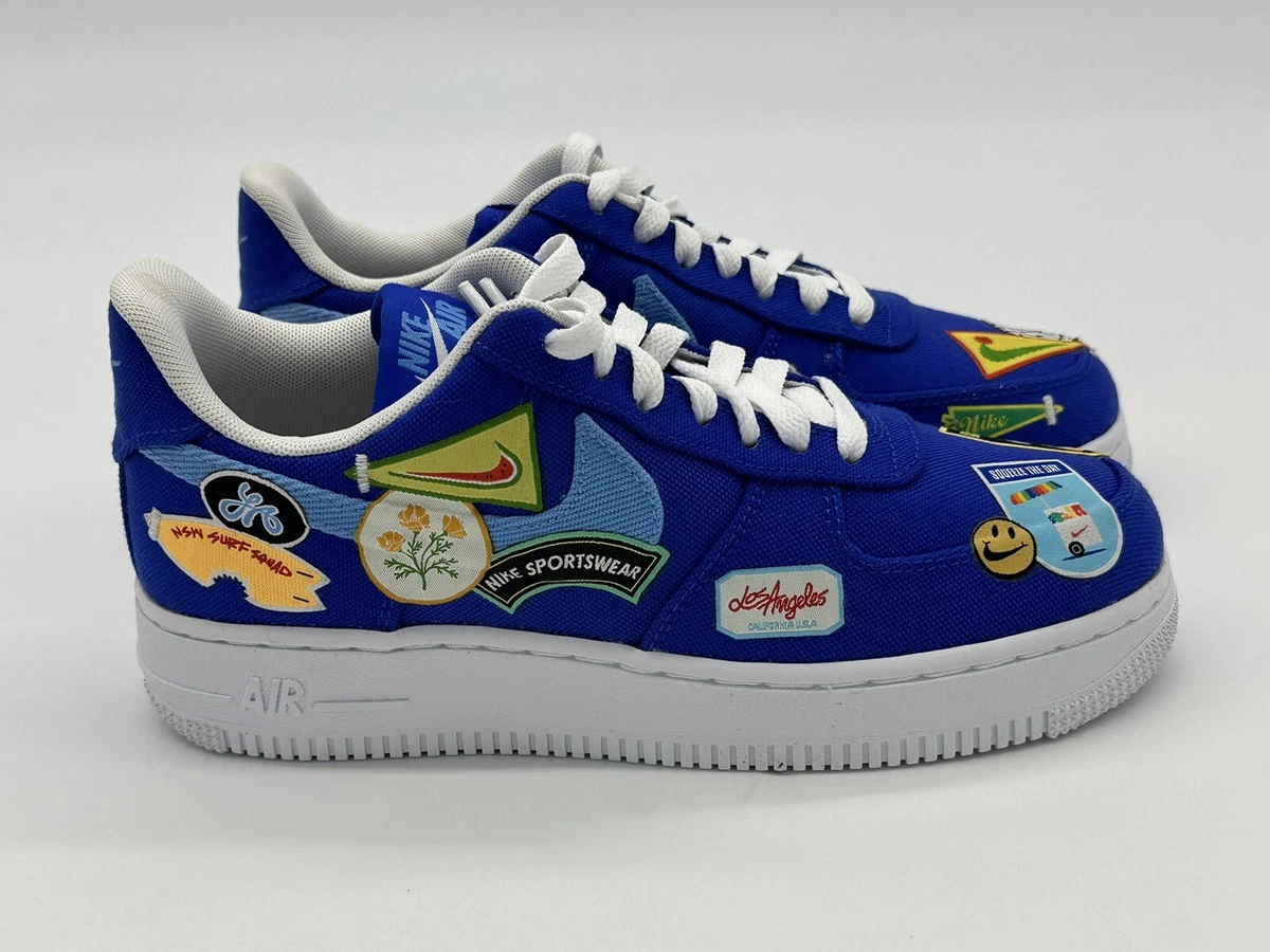 Size 6.5M 8W Nike Air Force 1 07 Patched Up Los Angeles DX2306
