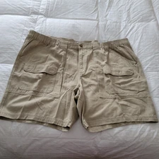 NWT Croft & Barrow Men's Side Elastic Cargo Shorts Sz. 52 B&T NEW