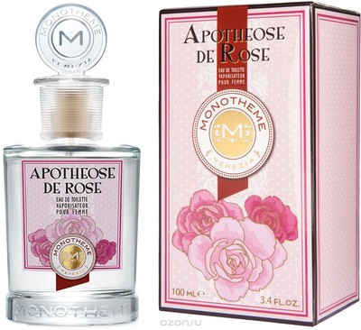 MONOTHEME FINE FRAGRANCES VENEZIA APOTHEOSE DE ROSE 100ML SPRAY EAU DE ROSE P...