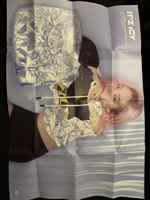 ITZY 1st Album - IT'Z ICY Pre Order Poster Ryujin Version It s Icy Kpop