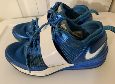 Nike Mens Sz 9.5 Zoom Revis 555776-400Photo Blue White Chlorine Blue
