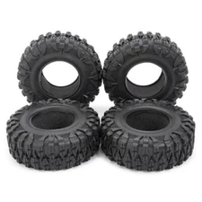 RCBATER 4pcs RC 2.2 Mud Rock Crawler Tires Height 120mm/4.72'' For RC 1/10 Cars