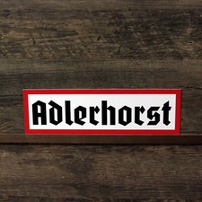 Schild Adlerhorst Wegweiser WH Militär Hinweisschild 34x10cm Sammler Wehrmacht