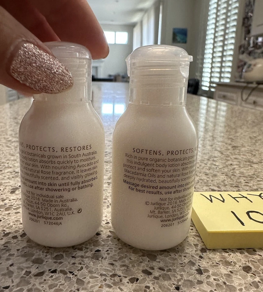 X2 JURLIQUE Loción Corporal Suavizante ROSA 1oz/30ml EA. CADUCIDAD 4/2025 TALLA DE VIAJE CANTIDAD. 2 Foto 4 de 4