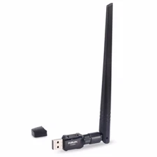 600Mbps Wireless 802.11AC Dual Band USB WiFi Internet Network adapter w/ Antenna