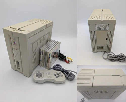 PC-FX Console system NEC Tested Working No Box & manual White 1994 pc-fx