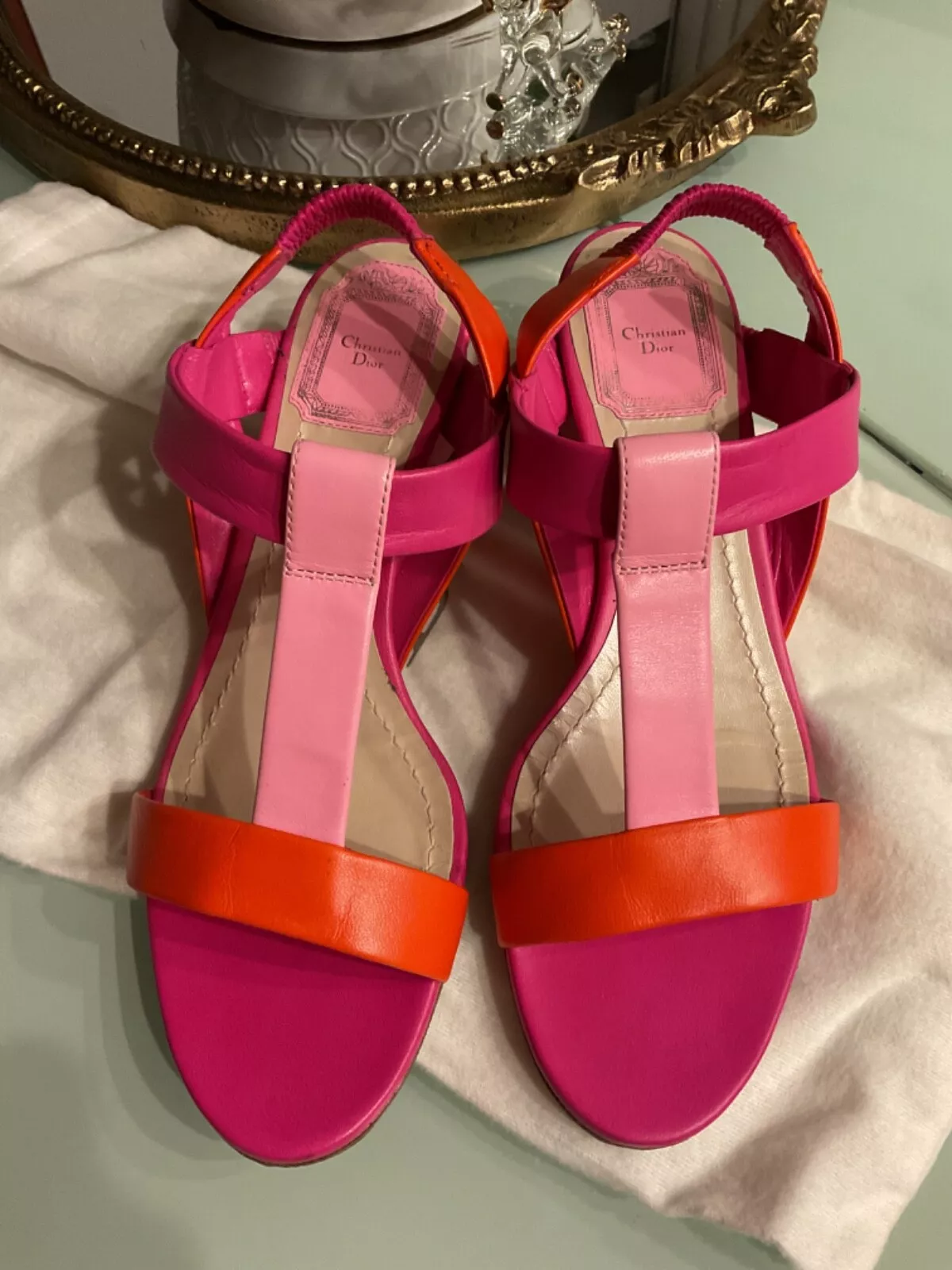 Chaussures femme DIOR pointure 38 parfait état made in Italy