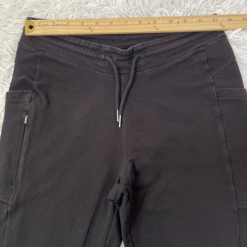 Patagonia Pants Womens Extra Small Black Organic Cotton Roaming Joggers Cuffed - Picture 5 of 12