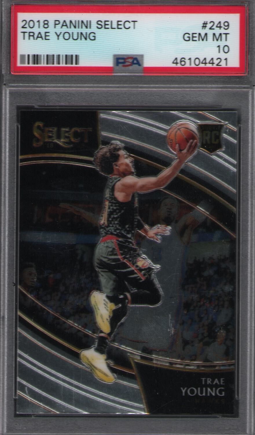 2018-19 Panini Select - Courtside #249 Trae Young (RC) PSA 10