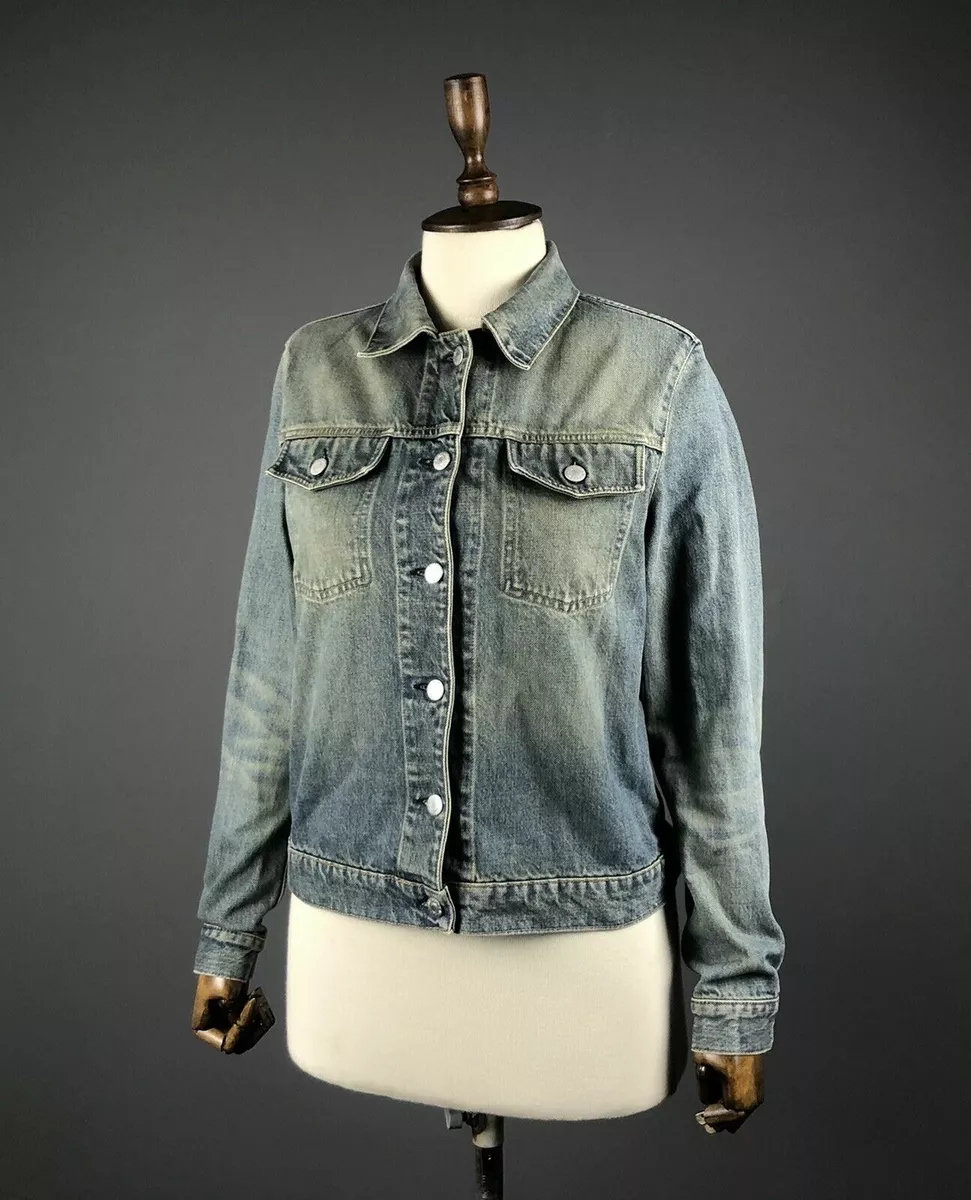 Women HELMUT LANG ARCHIVE 2000 Blue Cotton/Denim Button Jacket