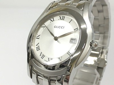 GUCCI GUCCI Wrist Watch montre 5500M Quartz Stainless Steel Used mens 5500M｜Product  Code：2101216162396｜BRAND OFF Online Store