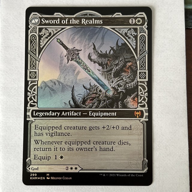 MTG Halvar, God of Battle // Sword of the Realms Kaldheim 299 Regular