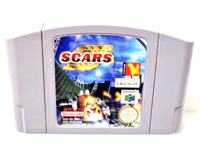 N64 SCARS S.C.A.R.S PAL UK Cartridge Multiplayer Racing für Nintendo 64