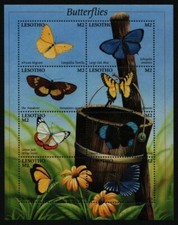 Lesotho 2001 - Mi-Nr. 1720-1727 ** - MNH - KLB - Schmetterlinge / Butterflies