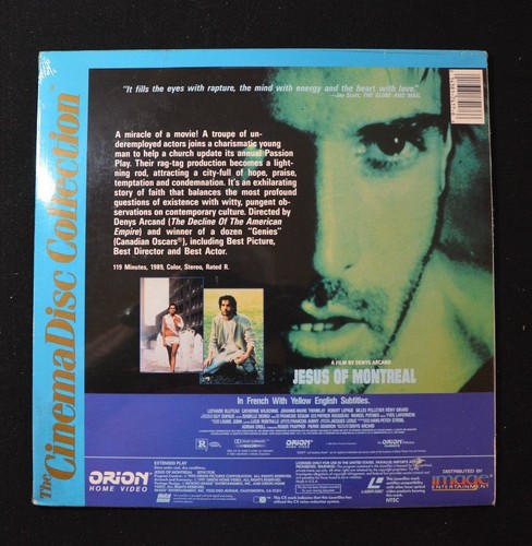 Jesus Of Montreal Laserdisc (1990) LASERDISC NEW - Picture 2 of 2