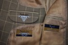 BERTOLINI Super 140's Wool & Silk Blend Tan Plaid Two-Piece Suit 42R x 35W — photo 8