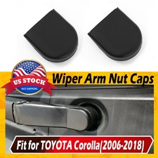 Pair For Toyota FJ Cruiser 4Runner Windshield Wiper Arm Nut Cap Cover Bolt Trims