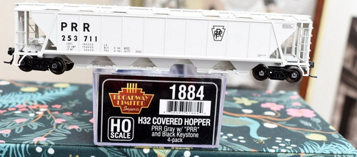 Ho-Broadway Limited 1884 PRR Pennsylvania RR H32 tolva cubierta #253711 EX | Zustand: Used