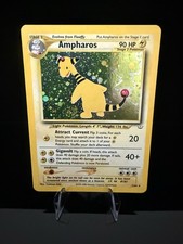 Nintendo Pokemon TCG Neo Revelation Ampharos 1/64 Holo Rare 2000 EN Unlimited