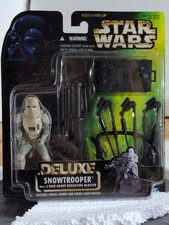 1996  Snowtrooper Deluxe Green Card  Star Wars  Power Of The Force  Kenner  NIB