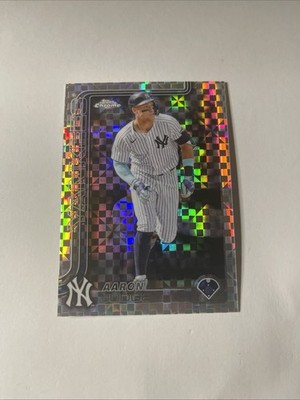 2025 Topps Chrome #99 Aaron Judge X-Fractors