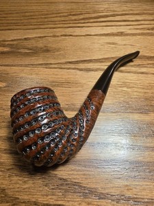 Spanish Carved Bent Billiard - Super Nice!