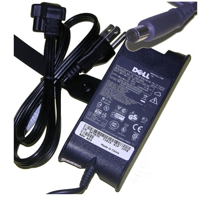 Genuine Dell 65W AC Power Adapter Charger PA-12 Family