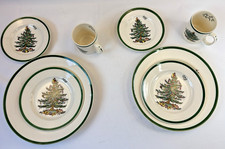 Vintage Spode Christmas Tree SET OF 2 - 4-Pie...