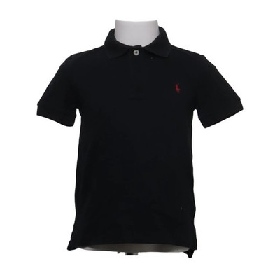 Polo Ralph Lauren, Poloshirt, Größe: 104, Schwarz, Baumwolle, Einfarbig #LEr