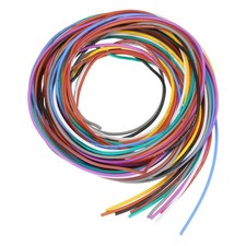 22 Gauge PVC Hookup Wire 1.5m 22AWG Flexible Electrical Wire 10 Color 0.17cmDia