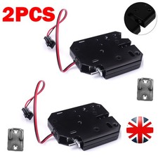 2X DC 12V Electric Control Latch Drawer Cabinet Switch Lock Electromagnetic Lock