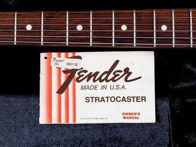 1981 Fender International Color Series Stratocaster Maui Blue, w